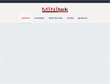 Tablet Screenshot of minitek.com.tr